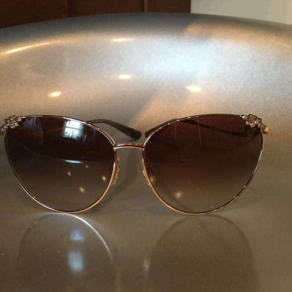 NEW Swarovski Gold Brown cateye sunglasses main image 5